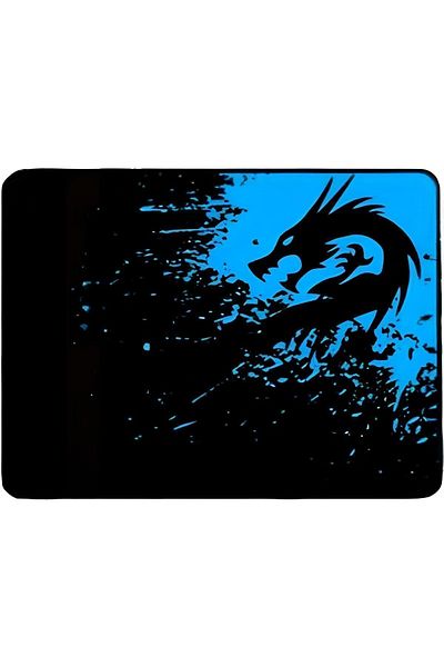 HKNYS لوحة ماوس الألعاب راكون أسود أزرق منقوشة لوحة ماوس الألعاب 32x24 سم غير قابلة للانزلاق 1 جودة