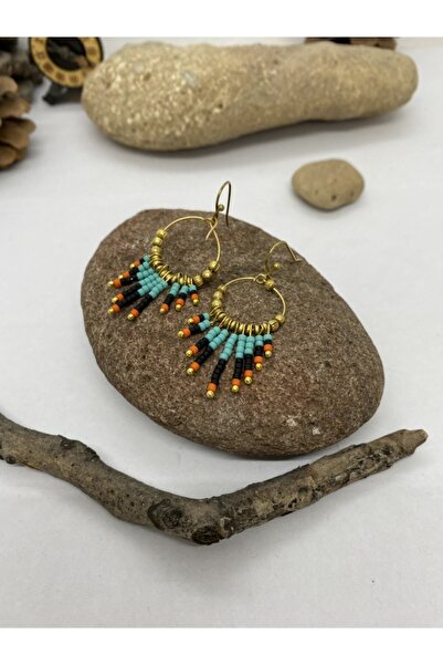 Porsuk Alternatif اليدوية العرقية أصيلة الهبي الأفغانية الخرز الأقراط