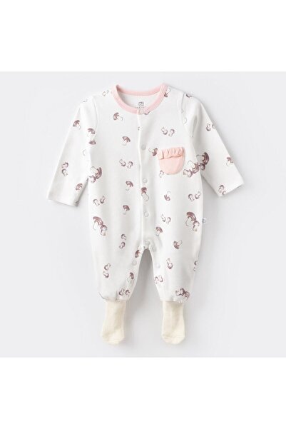 Bibaby Boony Mushroom Çoraptolon Bebek Tulumu 60698