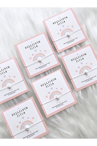 Uğur Matbaacılık (12 Ad.) Kişiye Özel Şans Bilekliği 6 Ay Kınası Mevlit Doğum...