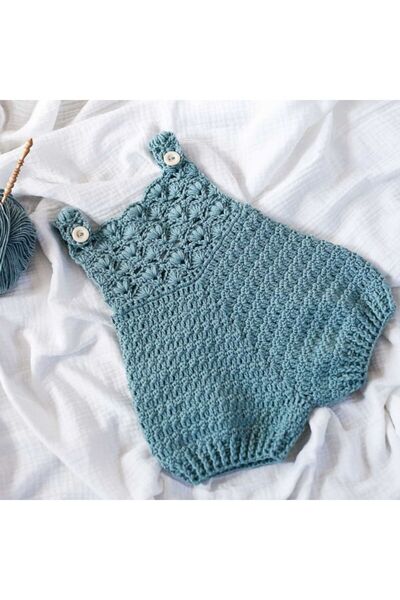 Sistaful El Örgüsü Bebek Çocuk Tulum