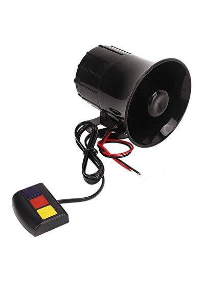 XMOD Siren Küçük Tüm Araçlara Uygun 12 Volt Kablolu 3 Sesli Siren