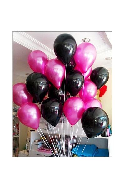 HBK Fuchsia Metallic Balloon 15 Pieces