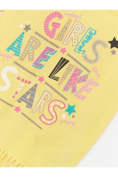 LC Waikiki Girl - Crew Neck Printed Short Sleeve T-Shirt