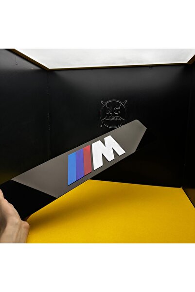 NCLASER MARKING M logolu dekor plaka Uyumlu