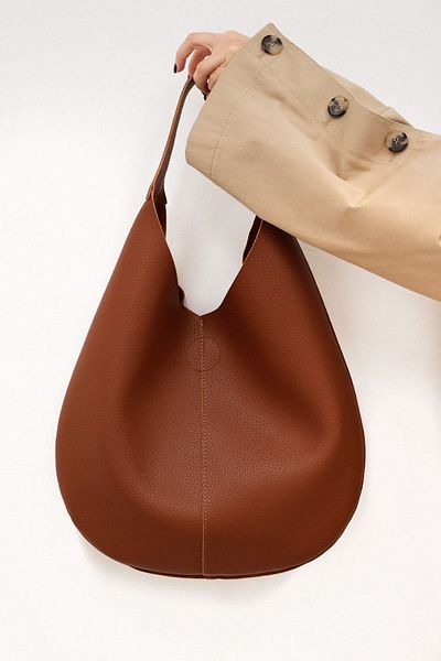 OzBeauty Geanta de dama cu cusaturi din piele intoarsa artificiala