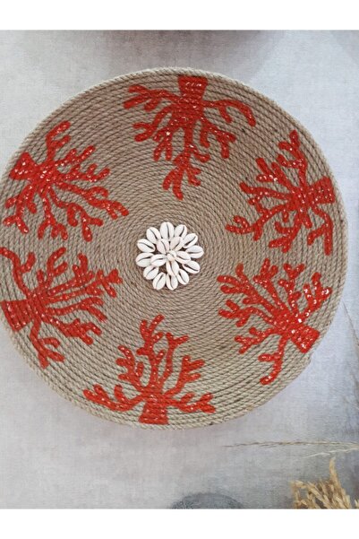 ocean boheme decor Bohem Hasır Duvar Tabağı