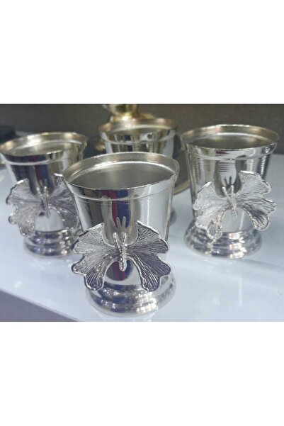 MEYLACO Silver Rose Presentation Holder with Butterfly Accessory