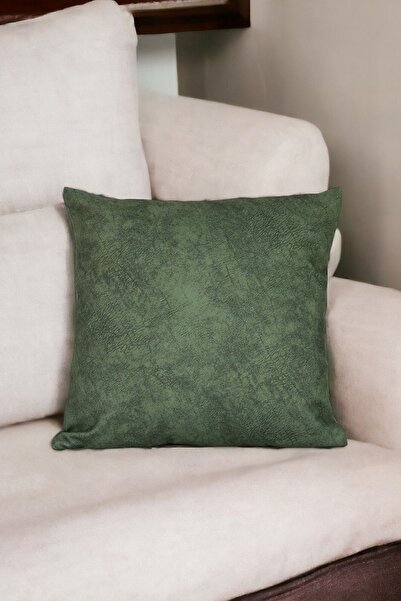 ÖZENEV 43x43 Cm Husa de perna etnica verde - Decorativa catifelata Inta-501