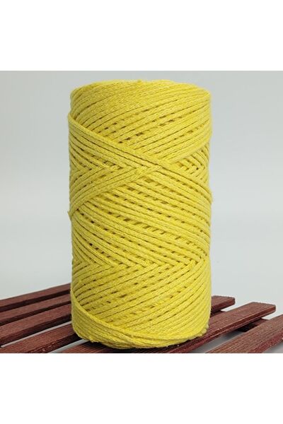 2 mm koton pamuk ip 250gr -SARI-