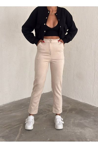 Gugus Suede Women's Carrot Pants