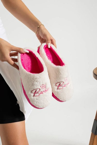 Behtah Kundura Fluffy Hi Figured Slippers Γυναικείες παντόφλες σπιτιού