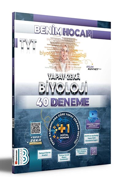 Benim Hocam Yayınları Benim Hocam Tyt Yapay Zekâ Biyoloji 40 Deneme