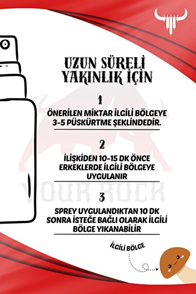 X35 YOUR ROCK Erkek Uzun Deneyim Masaj Sprey - Long Time Massage Sprey Formen 25ml X 5'li Paket