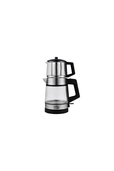 Arnica Ih33250 Demli Trend Inox Glass Tea Machine