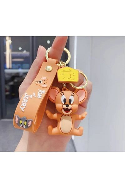 Murat Süs Tom & Jerry Silicone Luxury Premium - Keychain 3D Souvenir 1 Piece