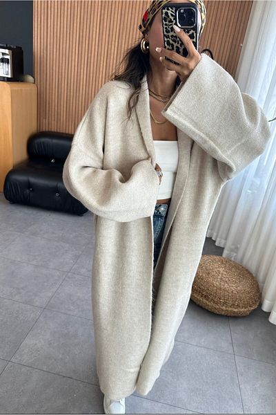 Bak'ap Χοντρή μάξι ζακέτα Hijab Fleece
