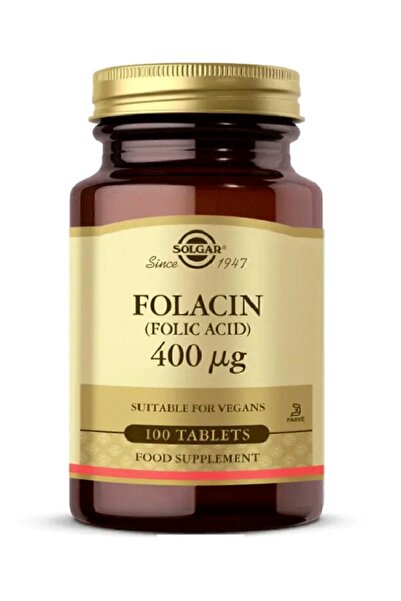 Solgar Folic Acid - 400 Mcg 100 Tablets