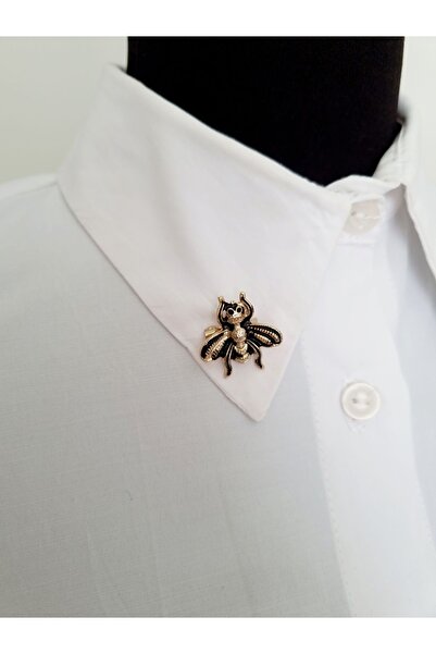 Peki Takı ve Tasarım Aksesuar Mini Arı Yaka Broşu