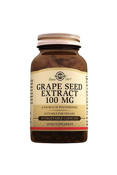 Solgar Grape Seed Extract - 100 Mg 30 Tablets