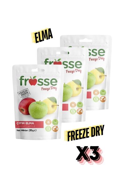 frosse Elma Kıtırı - Freeze Dried - Üretici Firmadan Dondurularak Kurutulmuş ...