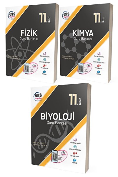 eis Yayınları 11. Sınıf Fizik Kimya Biyoloji Soru Bankası Fen Bilimleri Seti ...