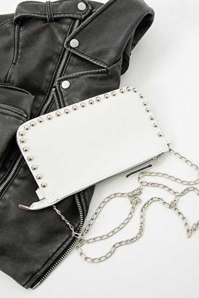 İAMBTŞY Geantă crossbody pentru fetiță, cu lanț cu margele, pentru femei