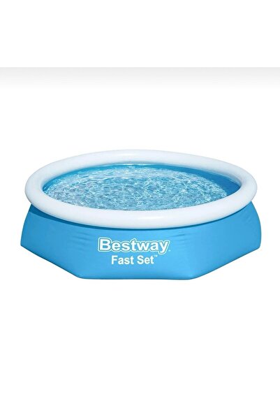 BESTWAY Şişme Bahçe Havuzu Aile Çocuk Yetişkin Büyük Şişme Havuz 244 X 61 cm