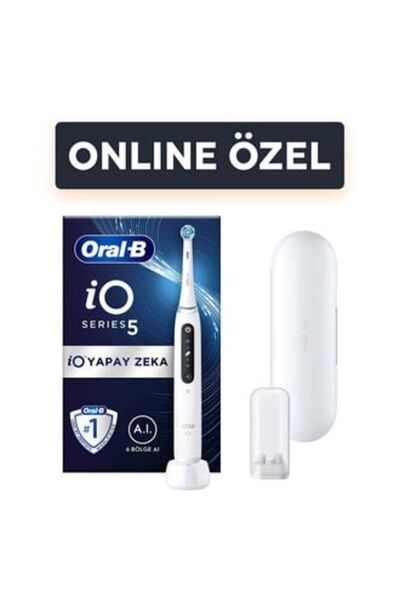 Oral-B İo5 Şarjlı Diş Fırçası Beyaz ( 1 ADET )