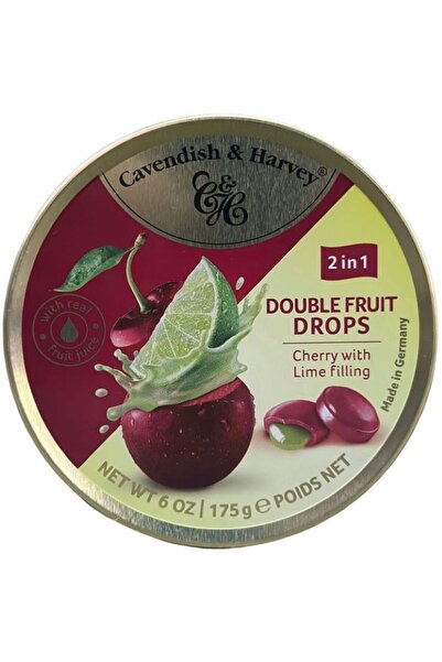 Cavendish & Harvey CAVENDİSH & HARVEY DOUBLE FRUIT DROPS (VİŞNE & MİSKET LİMO...