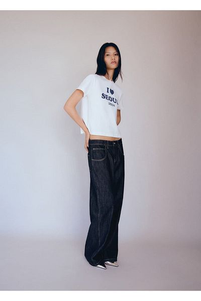 MANGO Woman Tricou imprimat 100% bumbac