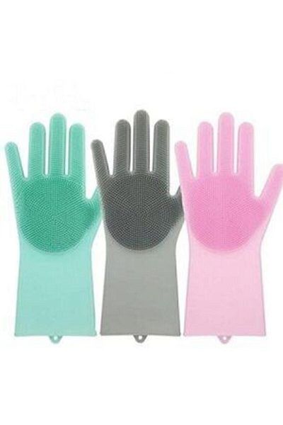 Hop Yanımda Magic Gloves Magic Dishwashing Gloves Kitchen Bathroom Cleaning Brush Auto Home Work Practical