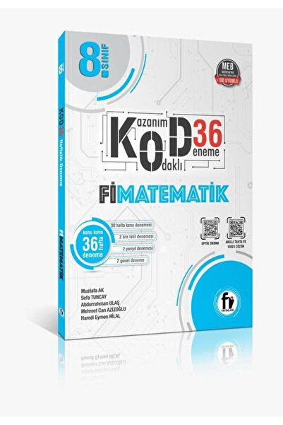 Özgün Yayınları Fİ YAYINLARI 8.SINIF MATEMATİK KOD 36 DENEME