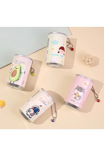 Keyfi Sepet Sevimli Kola Şişesi Anahtarlık Islak Mendil Kutusu Çanta Süsü 1 Adet