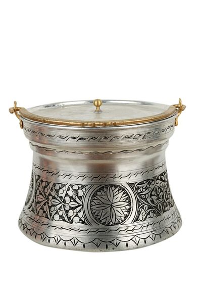 Ustası Antepte Embroidered Antique Yogurt Copper Copper 3 Lt