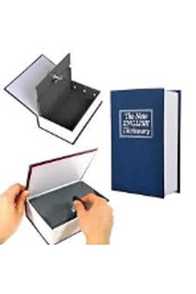 3D Mavi Kitap Şeklinde Gizli Kasa Kumbara