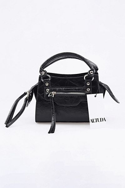 ALTUDA Women's Strappy Crossbody Bag Neo Black