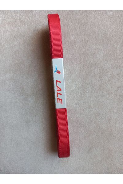 yörük tuhafiye 10 Meters Red Grosgrain Ribbon - 1 cm One Ball