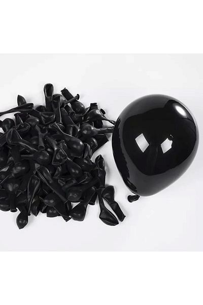 KüçükMelek black 12 inch balloon 10 PCS