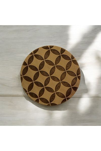 lumos dekor Patterned Trivet Decoration - Thick and Large Size