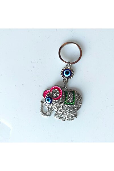 Melien Evil Eye Beaded Big Elephant - Μπρελόκ Πόρτα και Αυτοκίνητο Δώρο Στολίδι Αξεσουάρ Τσάντα