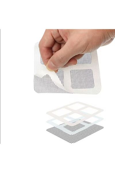 Sea Home 10 Pcs Disposable Adhesive Bathroom Drain - Hair Bristle Holder and Kitchen Sink Strainer