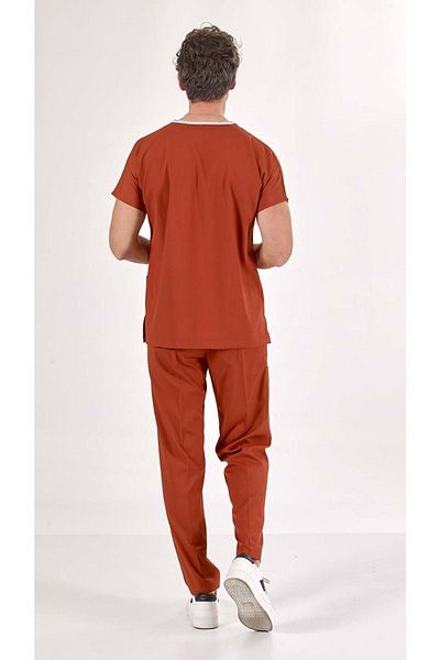 Uçak Medikal Tile Men's Cut Core-Flex Lycra Surgical Team Nurse & Doctor Jersey