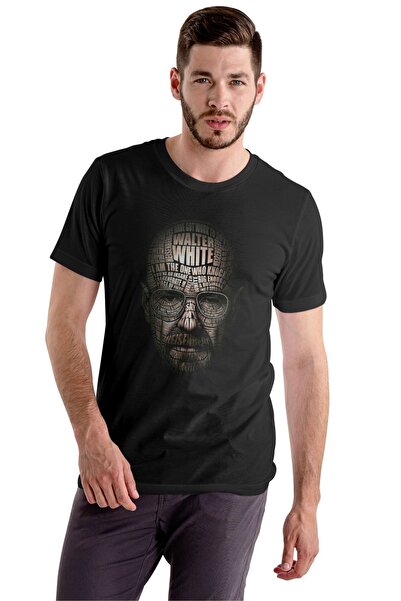 Butik Μπλουζάκι Walter White Μαύρο Μπλουζάκι Breaking Bad Unisex