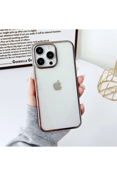 GRABONO Case for Apple iPhone 15 Pro Case Hard Polycarbonate Plating Color Fr...