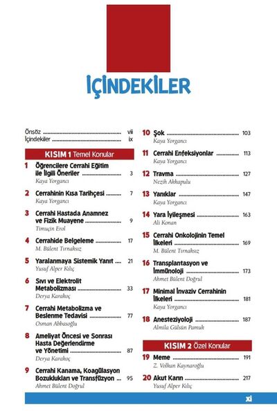 Dünya Tıp Kitabevi Genel Cerrahi Ders Kitabı 2. Baskı