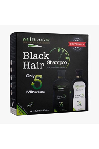 Mirage Black Hair Siyah Saç Şampuanı 2 Li Paket