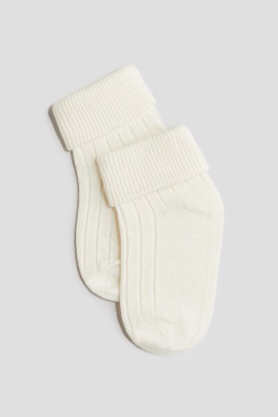 H&M 7-pack wide-rib socks