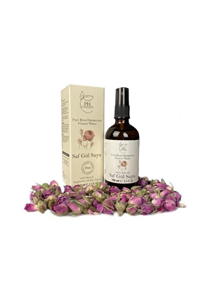 PH Concept Saf Gül Suyu 100 ML Sprey Kapak Cam Şişe