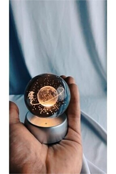 Keyfi Sepet Satürn Cam Küre Rengarenk, Satürn Kız Küre, Renk Değiştiren